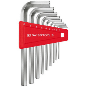 PB Swiss Tools Wrench set PB 210 H10 9-piece plastic holder