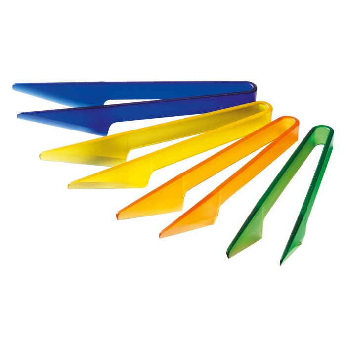 Stöckli raclette & grill tongs Swiss Twist colored 4 pieces