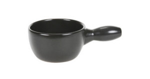 Kaltenbach fondue pot plain black 12 cm