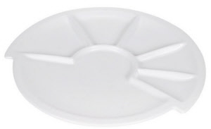 Kaltenbach gourmet plate Unicolor 30 cm white