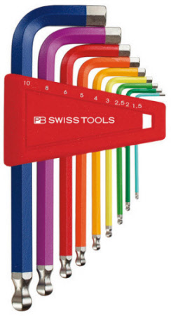 PB Swiss Tools Inbusschlüsselsatz PB212H10RB
