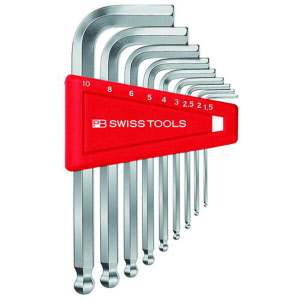 PB Swiss Tools Allen key set PB 212 H10 9-piece plastic holder